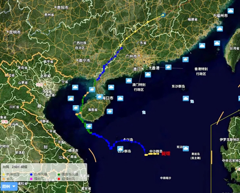 镭测创芯漂浮式测风激光雷达系统成功经历2025年第1号台风“蝴蝶”考验