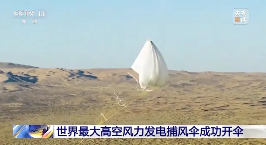 助力高空风能里程碑突破！镭测创芯保障世界最大高空风力发电捕风伞试飞